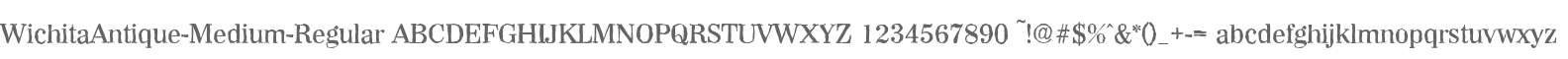 WichitaAntique-Medium-Regular