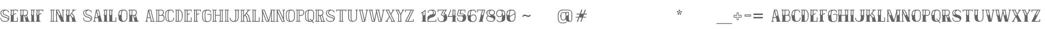Serif Ink Sailor