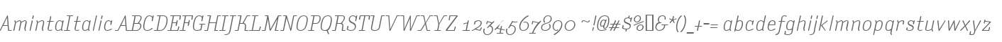 AmintaItalic