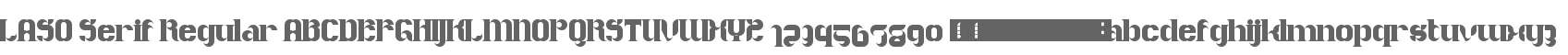 LASO Serif Regular
