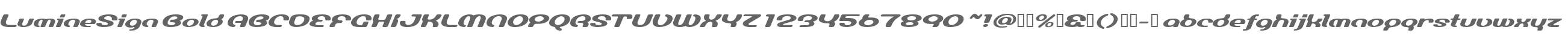 LumineSign Bold