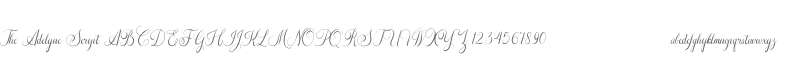 The Adelyne Script