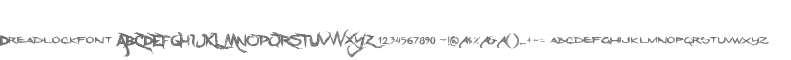 Dreadlockfont