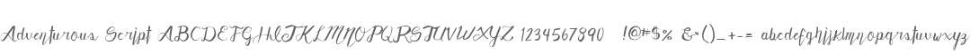 Adventurous Script