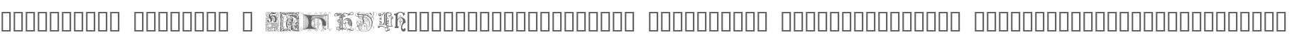 Ornamental Initials H