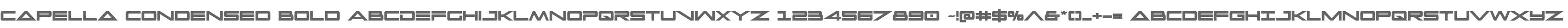 Capella Condensed Bold