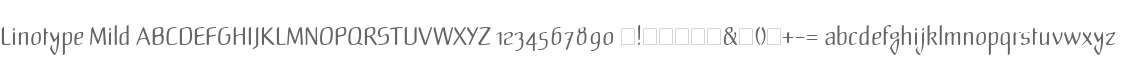 Linotype Mild
