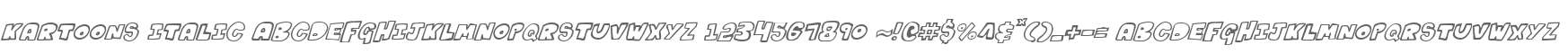 Kartoons Italic