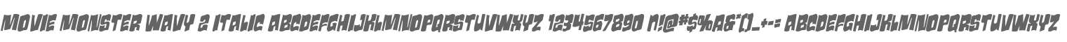 Movie Monster Wavy 2 Italic