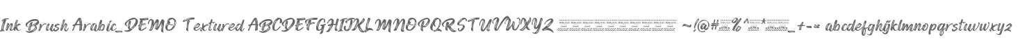 Ink Brush Arabic_DEMO Textured