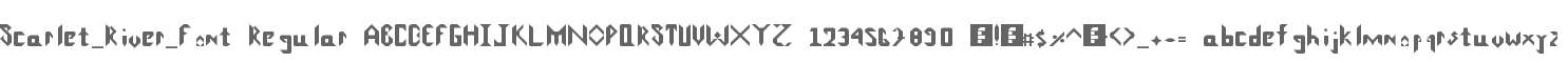 Scarlet_River_Font Regular