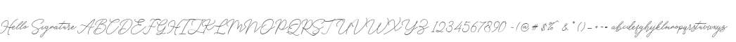 Hello Signature