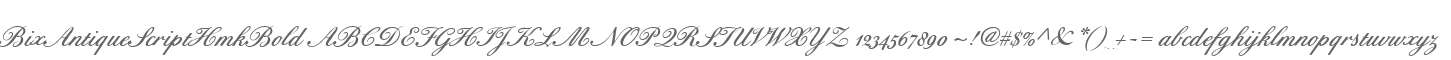 BixAntiqueScriptHmkBold