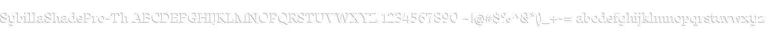 Sybilla Shade Pro Th