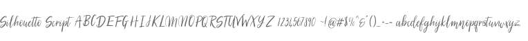 Silhouetto Script
