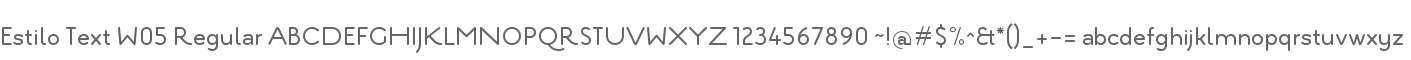 Estilo Text Regular