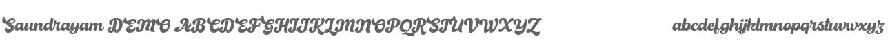 Saundrayam DEMO