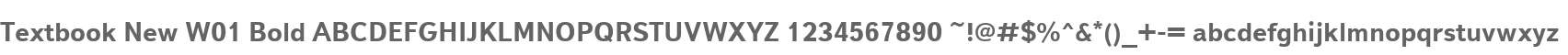 Textbook New W01 Bold
