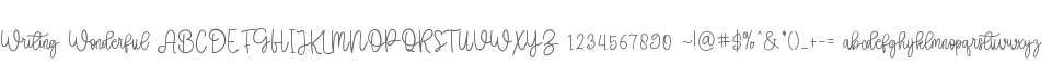 Writing Wonderful