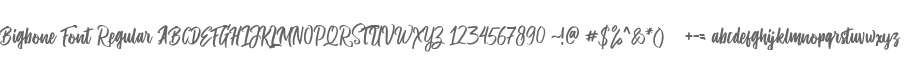 Bigbone Font