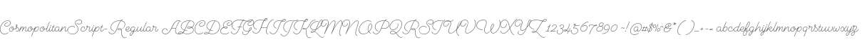 CosmopolitanScript-Regular