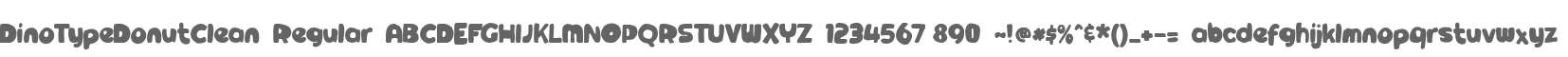 DinoTypeDonutClean