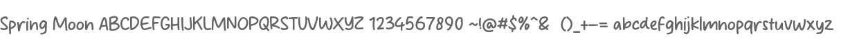 Spring Moon