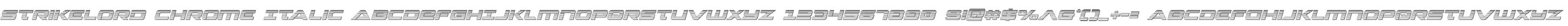Strikelord Chrome Italic