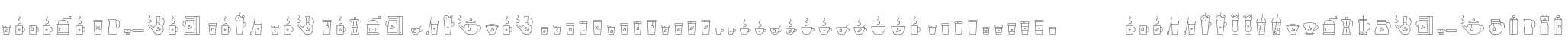 Jabana Extras Cafe Bar Icons Regular
