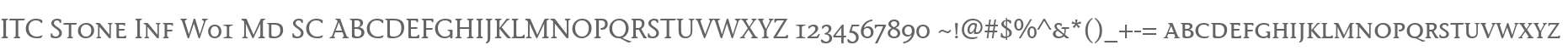 ITC Stone Inf W01 Md SC