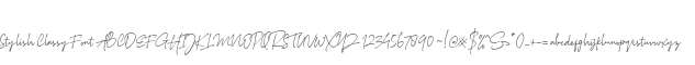 Stylish Classy Font