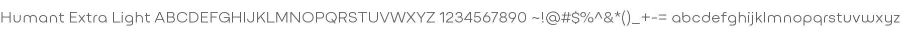 Humant Extra Light