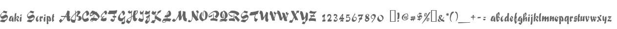 Saki Script