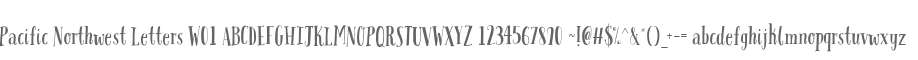 Pacific Northwest Letters W01