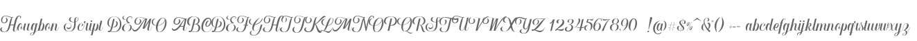 Hougbon Script DEMO