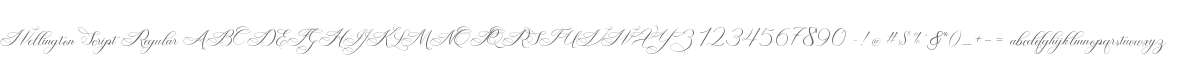 Wellington Script