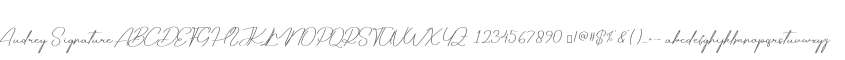 Audrey Signature