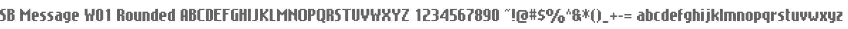 SB Message W01 Rounded