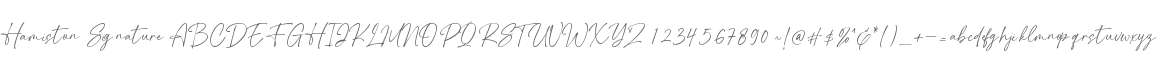 Hamiston Signature