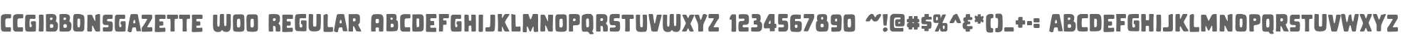 CCGibbonsGazette W00 Regular