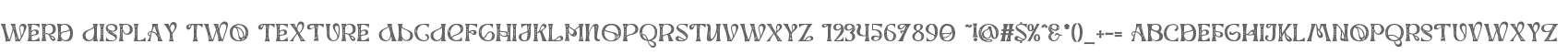 Werd Display Two Texture