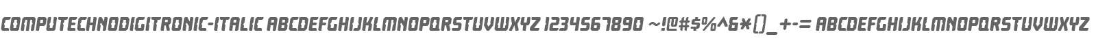 Computechnodigitronic-Italic