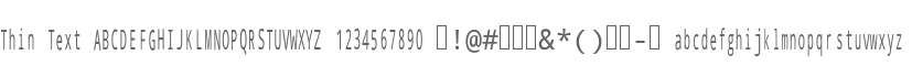 Thin Text