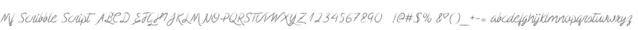 Mf Scribble Script