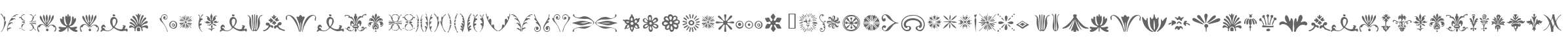 ITC Bodoni  W95 Ornaments