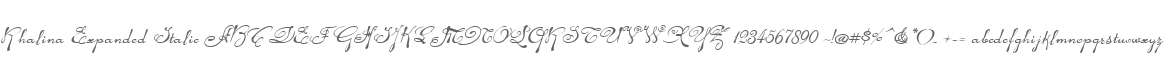 Rhalina Expanded Italic