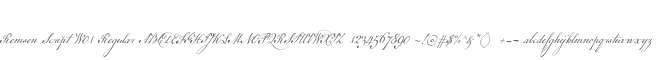 Remsen Script W01 Regular