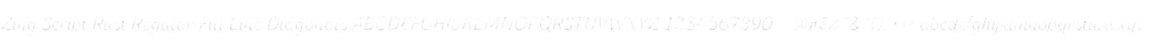 Zing Script Rust Regular Fill Line Diagonals