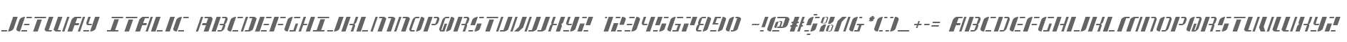 Jetway Italic