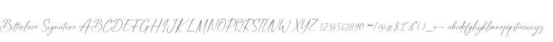Bitterlove Signature